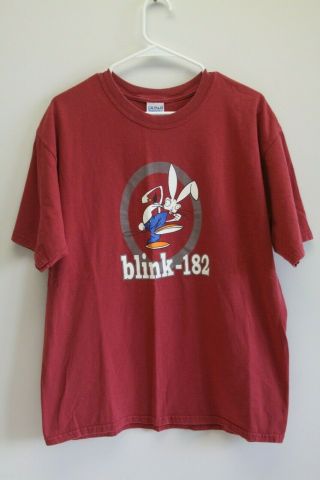 Vintage Blink 182 Rabbit T Shirt Sz Large Pop Punk