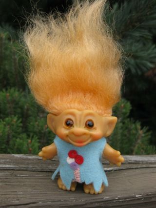 Resered For B&c 1960s Vintage Thomas Dam 3 " Troll Doll