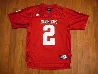 Vintage Indiana Hoosiers 2 Football Jersey by Adidas,  Youth Large, 2