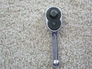 Snap - On Usa 4 Inch Vintage 3/8 Inch Stubby Ratchet - - Fk720a - Pre Owned