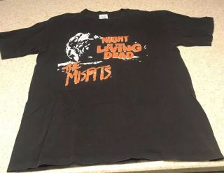 Misfits Night Of The Living Dead Vintage T Shirt Xl 1998 Samhain Danzig