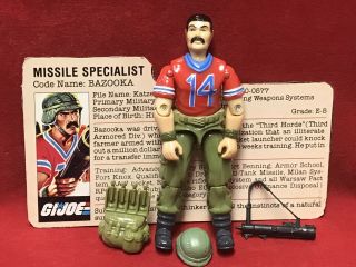 1985 Vintage Gi Joe. .  Bazooka 100 Complete