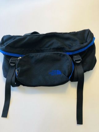 The North Face Black Waist Fanny Hip Pack Camping Hiking Photography Vintage EUC 4