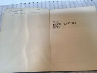 THE DUCK HUNTER ' S BIBLE by Erwin A.  Bauer 1965 PAPERBACK Vintage Book Homestead 4