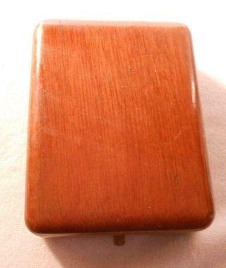Vintage Elgin Wooden Pocket Watch Display Box / Case