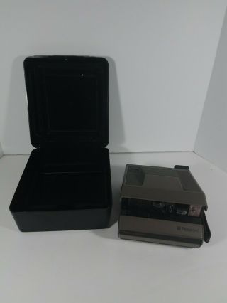 Vintage Polaroid Spectra System Instant Film Camera With Hard Case