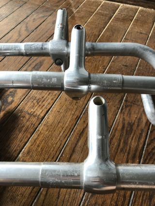 Vintage Set - Cinelli Giro D ' Italia and Atax Road Bicycle Handle Bars,  Steam 4