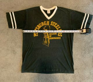 Vintage 1970 ' s Pittsburgh Steelers Bowl Champs T - Shirt - One - of - a - Kind 5