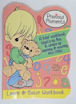 Precious Moments Coloring Book 2004 Vintage 2 Picture.  Learn And Color