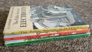 Vintage Ladybird Series 606E Public Services All 3 Books Full Set B2 3