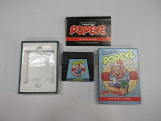 Vintage Atari 5200 Popeye Video Game W/ Box