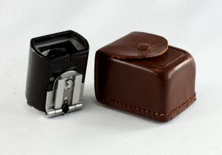 Voigtlaender Finder Turnit 3 for 35,  50 and 100 mm lenses,  in leather case 3