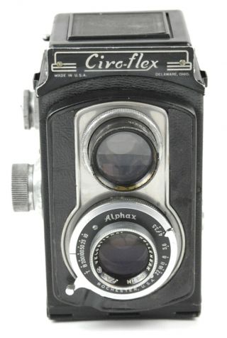 Alphax Ciro - Flex,  120 Film,  Tlr Camera W/ Wollensak 85mm F3.  5