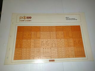 Dec Pdp - 8 Mr8 - E Rom Read Only Memory Engineering Drawings