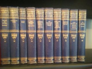 Harvard Classics Five Foot Shelf Complete Set of 52 Rainbow Hardcover Books 1956 4