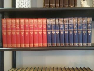 Harvard Classics Five Foot Shelf Complete Set of 52 Rainbow Hardcover Books 1956 5