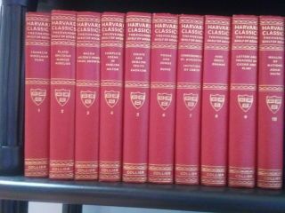 Harvard Classics Five Foot Shelf Complete Set of 52 Rainbow Hardcover Books 1956 6
