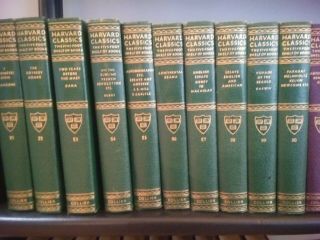 Harvard Classics Five Foot Shelf Complete Set of 52 Rainbow Hardcover Books 1956 8