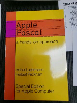 Apple II Pascal 1.  2,  Apple Pascal Games Book Bundle 4