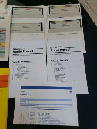 Apple II Pascal 1.  2,  Apple Pascal Games Book Bundle 5