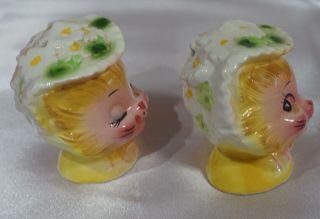 Vintage Enesco Miss Priss Kitty Cat Salt and Pepper Shakers Anthropomorphic 4