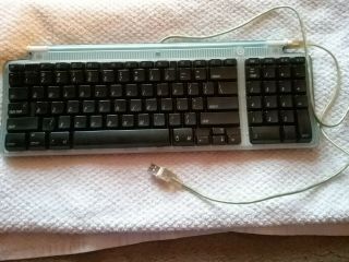 Apple M2452 Wired Keyboard,  blue,  vintage iMac with mouse 4