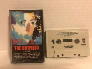 The Outfield - Play Deep 1985 Cassette Tape Vtg 80 