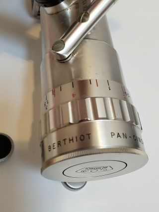 Paillard Bolex B8 8mm Cine Camera & Som Berthiot Lens Pan Cinor ZB 15312 8