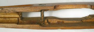Vintage Chinese SKS wooden Rifle Stock Steel butt plate good spring bolt action 6