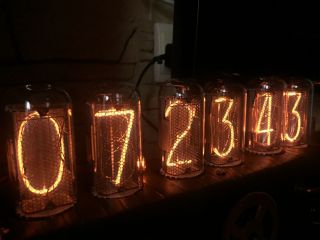 6 x IN - 18 NIXIE TUBES matched for clock DIY || & || FROM FACTORY BOX 3