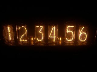 6 x IN - 18 NIXIE TUBES matched for clock DIY || & || FROM FACTORY BOX 4