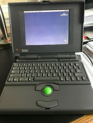 Apple Macintosh Powerbook 180c.  Great.  Leather Case.  U.  S.