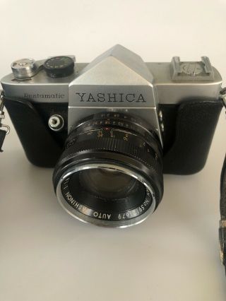 Yashica Pentamatic S With Yashinon 5.  5cm f/1.  8 Lens & Case Japan 1961 2