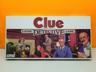 1986 Clue Detective Board Game Vintage 100 Complete