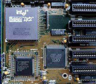 386/486 Hybrid Motherboard VLB Vesa ISA | 386DX - 40 & 486DX2 - 66,  8MB memory 2