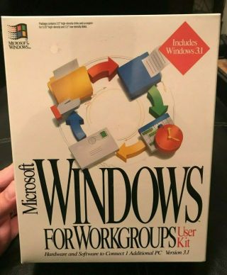 Microsoft Windows For Workgroups 3.  1 User Kit (os And)