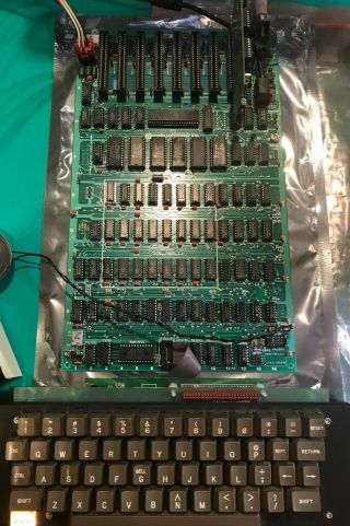 Apple II Plus (,) Motherboard model 820 - 0044 - D With Lower Case 3