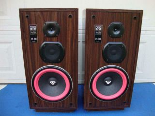 Awesome Cerwin Vega Vs - 100 3 - Way Floor Speakers - Professionally Restored