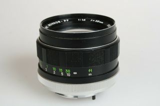 MINOLTA MD MC Rokkor - PF 58/1.  4 58mm f1.  4 1.  4 Lens JAPAN w/Cap 4
