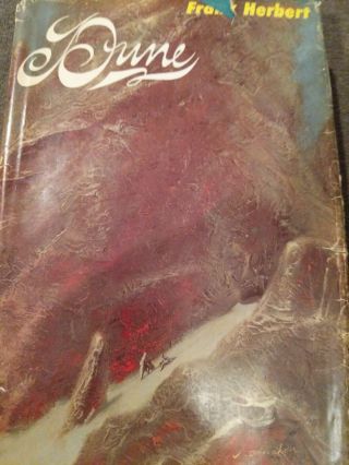 Dune By Frank Herbert First Edition 2nd Printing Hardcover Dust Jacket 1968