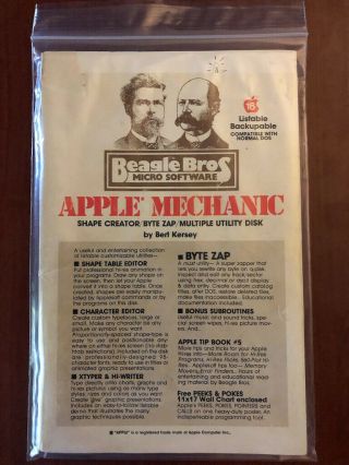 Apple Mechanic,  Apple II 2 software,  Beagle Bros 2