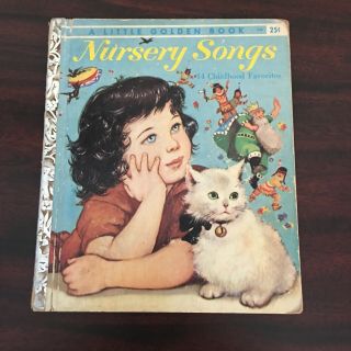 Vintage 1959 Nursery Songs Little Golden Book A (1st) Edition