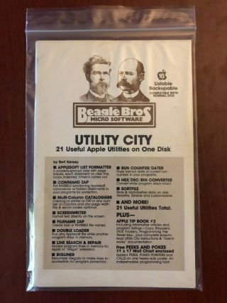 Utility City,  Apple Ii 2 Software,  Beagle Bros,