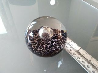 Vintage Caithness Selkirk Scotland Moon Of Tranquility Paperweight 1980