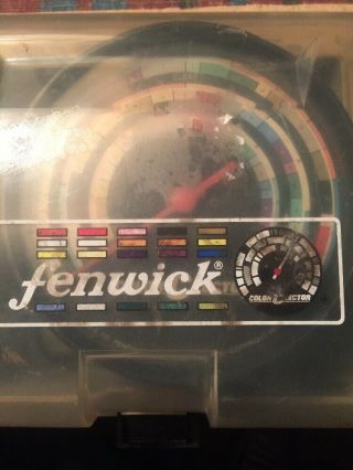 Vintage Fenwick Color C - Lector Fishing System Rod Reel Fly Lure Vintage Case