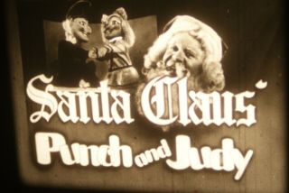 16mm - Santa Claus Punch And Judy - Vintage And Violent Castle Films Christmas