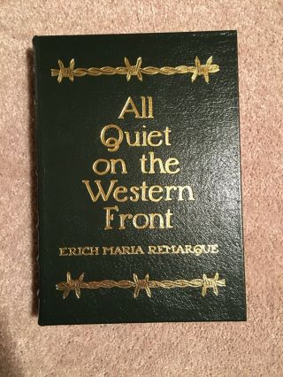 Easton Press All Quiet On The Western Front Erich Maria Remarque Fine