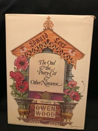 The Owl And The Pussy - Cat And Other Nonsense Owen Wood Vintage 1979 Hcdj Book