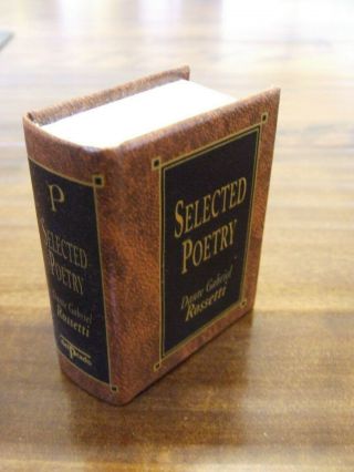 Del Prado Miniature Book - Selected Poems - Rossetti -