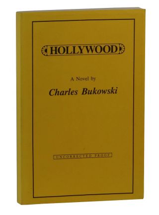 Hollywood Charles Bukowski 1st Edition Advance Uncorrected Proof Arc Galley